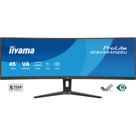 iiyama ProLite/XCB4594DQSU-B1/44,5"/VA/DQHD/75Hz/2ms/Čierna/3R