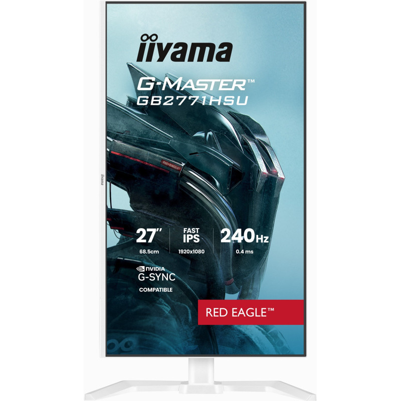 iiyama G-Master/GB2771HSU-W1/27"/IPS/FHD/240Hz/0,4ms/Biela/3R