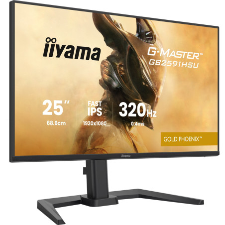 iiyama G-Master/GB2591HSU-B1/24,5"/IPS/FHD/320Hz/0,4ms/Čierna/3R