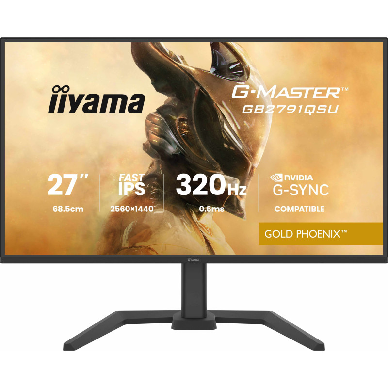 iiyama G-Master/GB2791QSU-B1/27"/IPS/QHD/320Hz/0,6ms/Čierna/3R