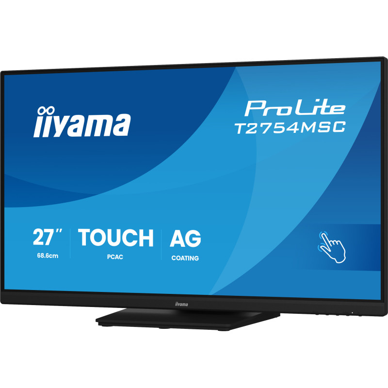 27" iiyama T2754MSC-B2AG: IPS, FHD, AG, 10P, HDMI, repr