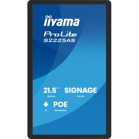 22" iiyama S2225AS-B1P: IPS, FHD, Android