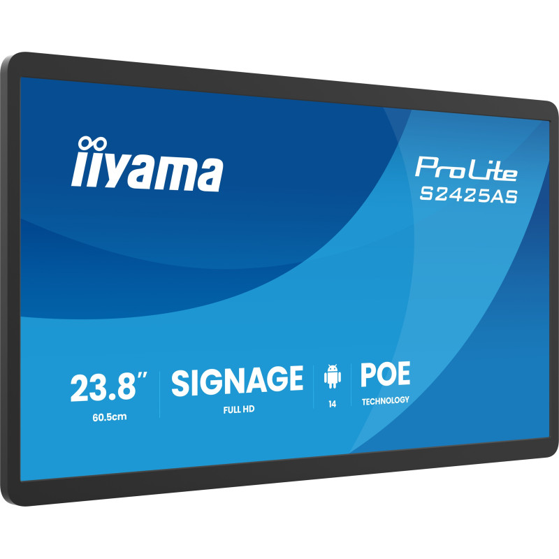 24" iiyama S2425AS-B1P: IPS, FHD, Android