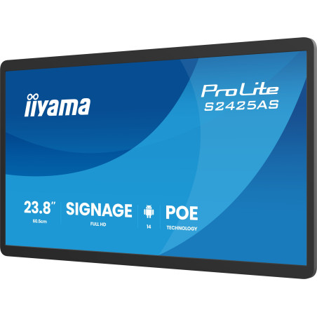 24" iiyama S2425AS-B1P: IPS, FHD, Android