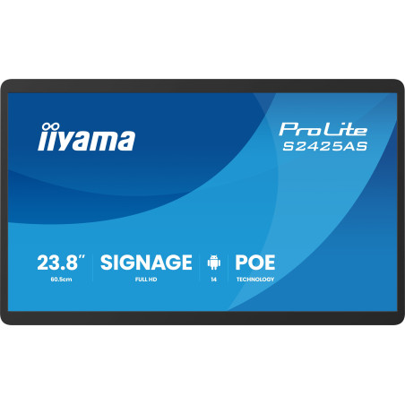 24" iiyama S2425AS-B1P: IPS, FHD, Android