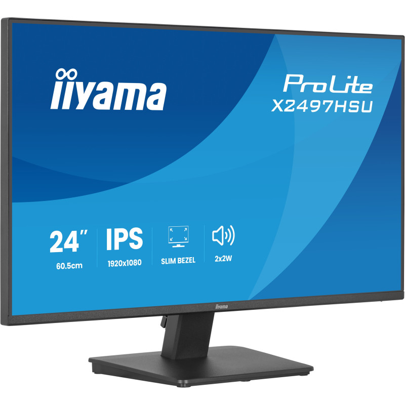iiyama ProLite/X2497HSU-B1/23,8"/IPS/FHD/120Hz/4ms/Čierna/5R