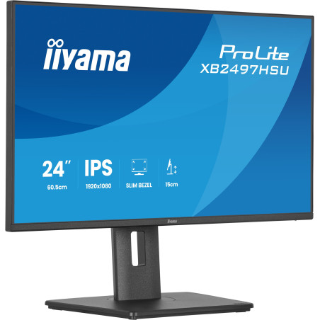 iiyama ProLite/XB2497HSU-B1/23,8"/IPS/FHD/120Hz/4ms/Čierna/5R