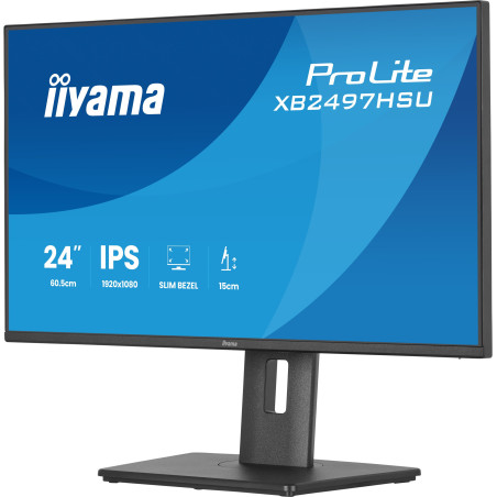 iiyama ProLite/XB2497HSU-B1/23,8"/IPS/FHD/120Hz/4ms/Čierna/5R