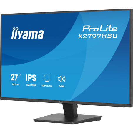 iiyama ProLite/X2797HSU-B1/27"/IPS/FHD/120Hz/4ms/Čierna/5R