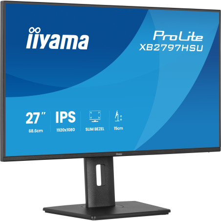 iiyama ProLite/XB2797HSU-B1/27"/IPS/FHD/120Hz/4ms/Čierna/5R