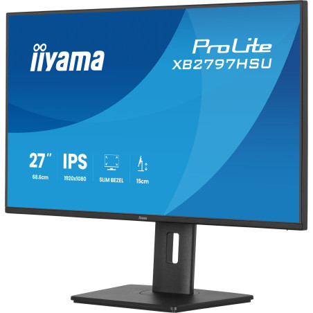 iiyama ProLite/XB2797HSU-B1/27"/IPS/FHD/120Hz/4ms/Čierna/5R