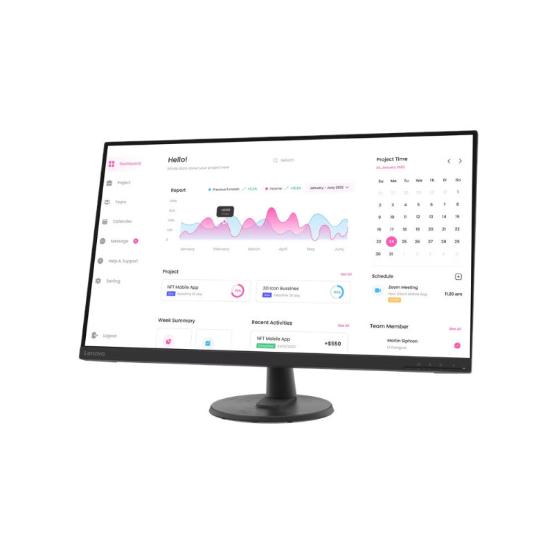 Lenovo D32-40/31,5"VA/1920x1080/3000:1/60Hz/4ms
