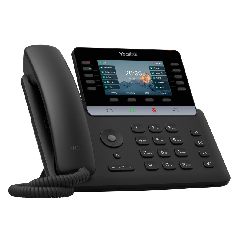 Yealink SIP-T74W SIP telefón, PoE, 4,3", 16 SIP účtov, BT, Wi-Fi