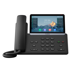 Yealink SIP-T77U SIP telefón, PoE, 16 SIP účtov, 7" bar. LCD, GigE, 2x USB