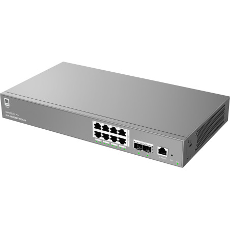 Grandstream GWN7801P Pro L2++, Managed switch, 8x 1Gb RJ45, PoE+, SFP, DHCP, CLI, VLAN