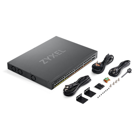 Zyxel XMG2230-52HP, L3, 16x 2.5G, 32x 1G, AC: 960W PoE, DC: 2400W PoE, 4xSFP+Uplink, 1Y NebulaFlexPro