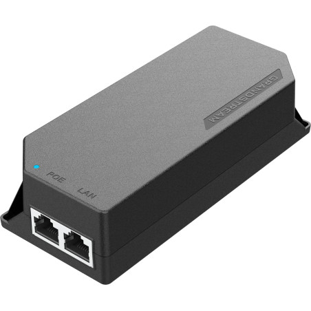 Grandstream Poe Injector GS-POE15W-MG, 802.3af, 1x 2,5 Gbps RJ45 IN/OUT, 20W