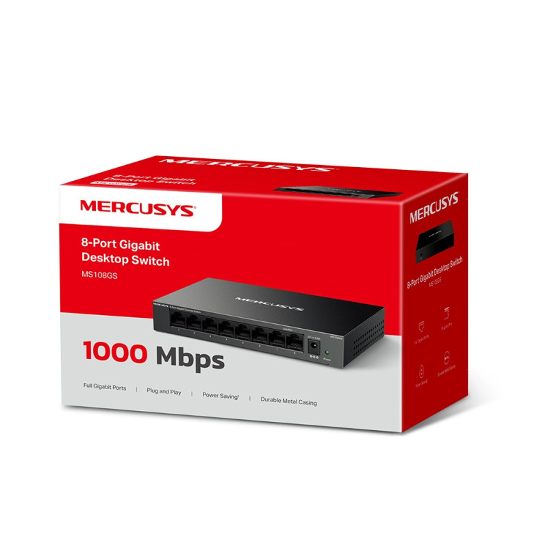 Mercusys MS108GS 8xGb Desjtop switch
