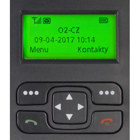 ALIGATOR T100 Stolný telefón na simkartu Black