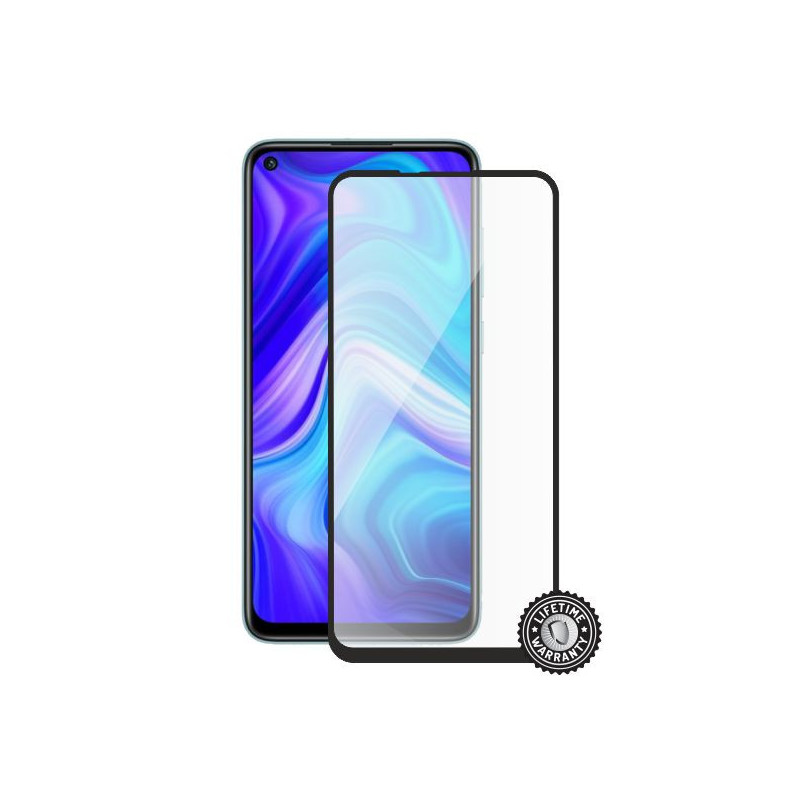 Screenshield XIAOMI Redmi Note 9 Tempered Glass protection (full COVER black)