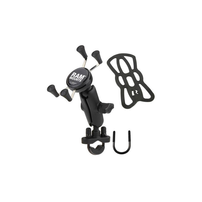 RAM zostava - malý držiak X-Grip so stredným ramenom a úchytom U-Bolt na priemer 0,50" až 1,25"