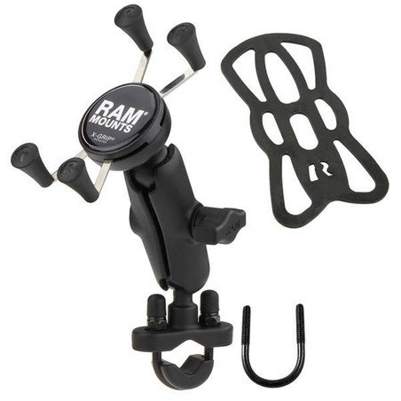 RAM zostava - malý držiak X-Grip so stredným ramenom a úchytom U-Bolt na priemer 0,50" až 1,25"