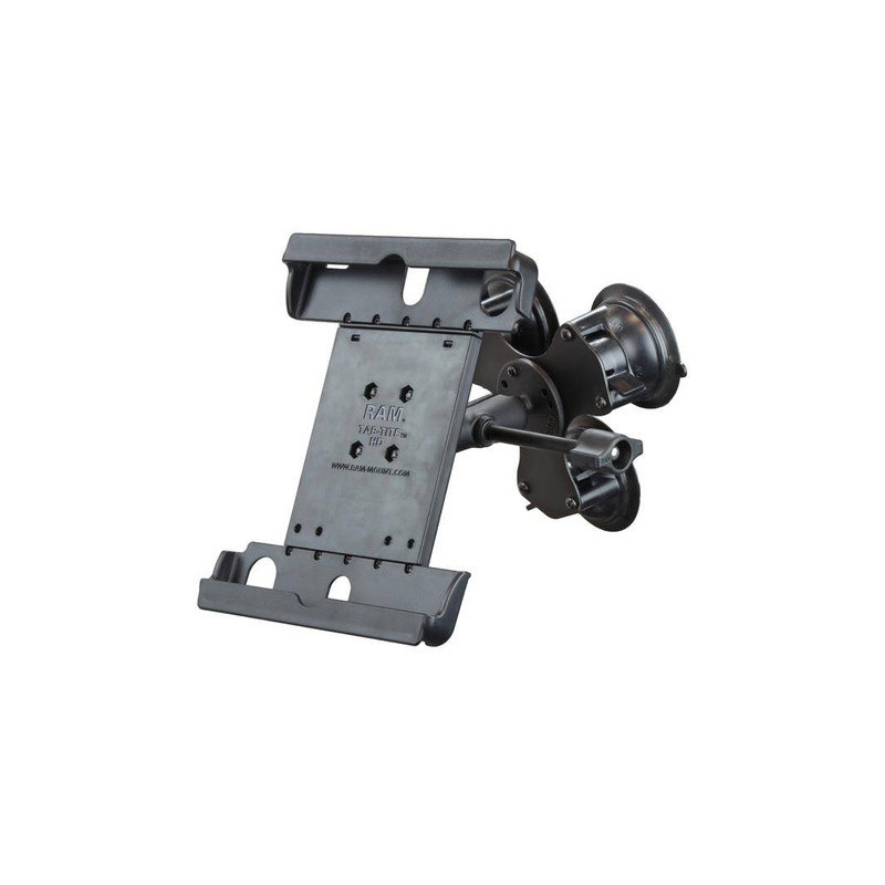 RAM zostava - držiak pre 9"-10,5" so stred.ramenom základňou s tromi prísavkami 3,3"