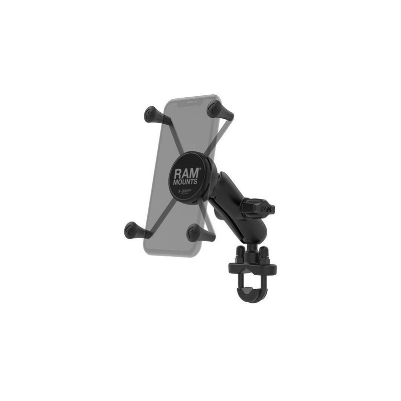 RAM zostava - veľký držiak X-Grip so stredným ramenom a úchytom U-Bolt na priemer 0,50" až 1,25"