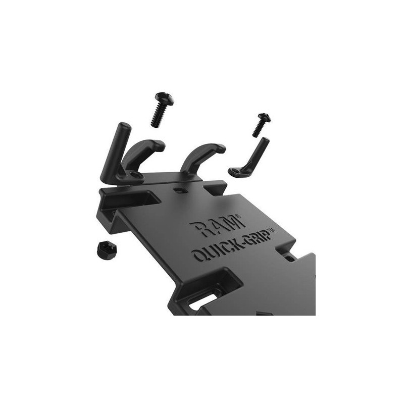 UNPKD RAM QUICK-GRIP XL PHONE HOLDER FOR LARGER DEVICES WITH SHORT ARM AND U-BOLT