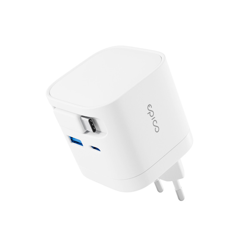 Epico UltraBoost Retractable GaN 65W adaptér EA65c so zabudovaným káblom