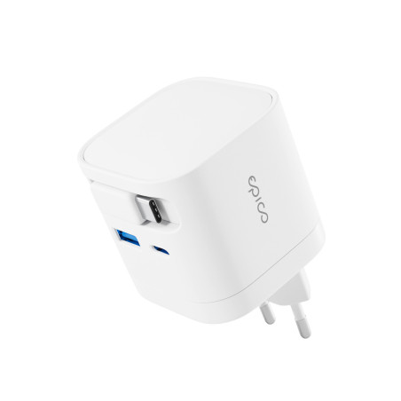 Epico UltraBoost Retractable GaN 65W adaptér EA65c so zabudovaným káblom