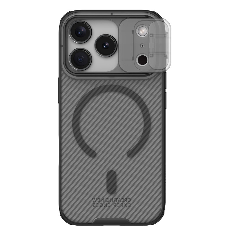 Nillkin CamShield PRO Magnetic Zadný Kryt pre Apple iPhone 17 Pro Transparent Black