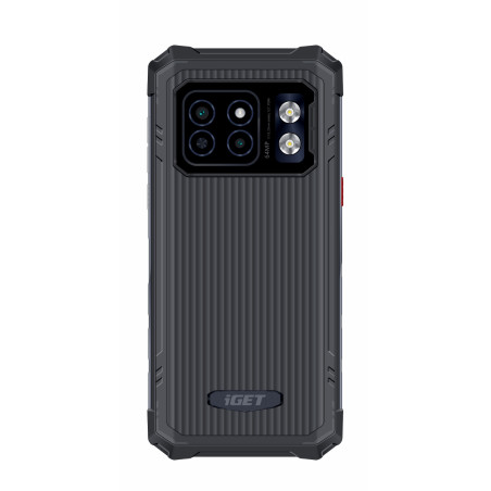 iGET T2 8 + 256 Black - odolný mobilný telefón