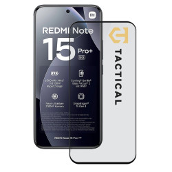 Tactical Glass Shield 5D sklo pre Xiaomi Redmi Note 15 Pro+ 4G/5G Black