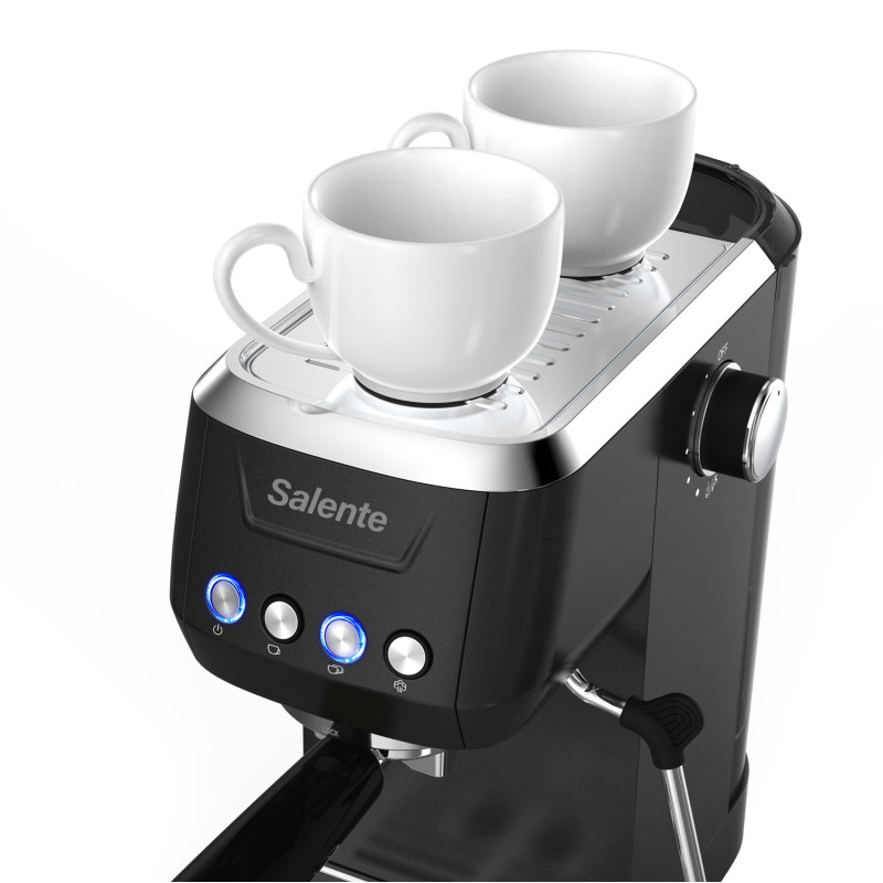 Salente Coffio, pákový kávovar, black-anthracite
