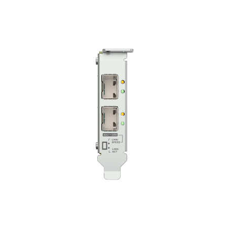 QNAP QXG-25G2SF-BCM Dual port na 25GbE Network adaptér; 2 x SFP28; Broadcom 57504 controller