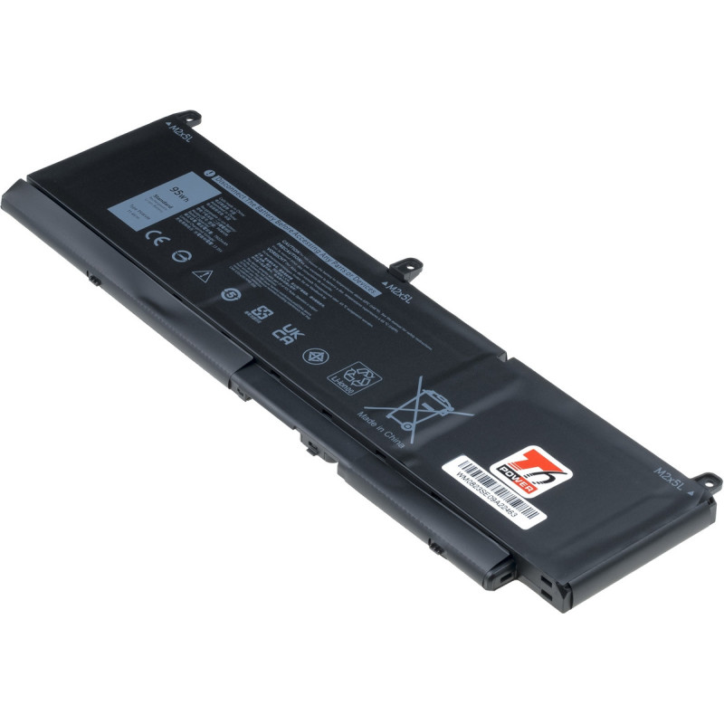Batéria T6 Power pre Dell Precision 7550, 7560, 7750, 7760, 8300mAh, 95Wh, 6cell, Li-pol