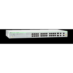 Allied Telesis 24xFE smart+2xGb+2SFP PoE switch AT-FS750/28PS