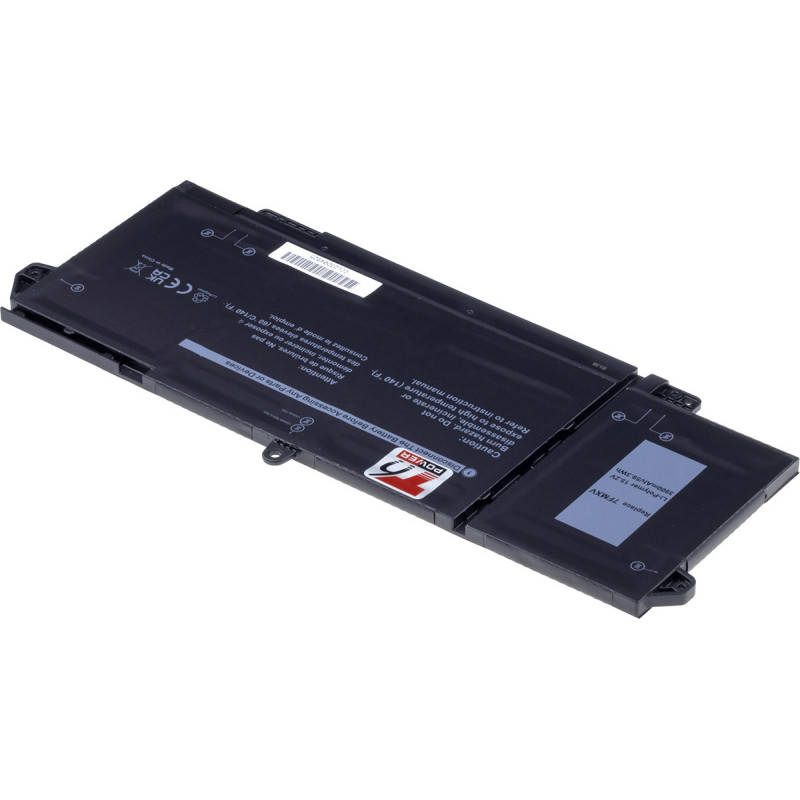 Batéria T6 Power pre Dell Latitude 5320, 7320, 7420, 7520, 3900mAh, 59Wh, 4cell, Li-pol