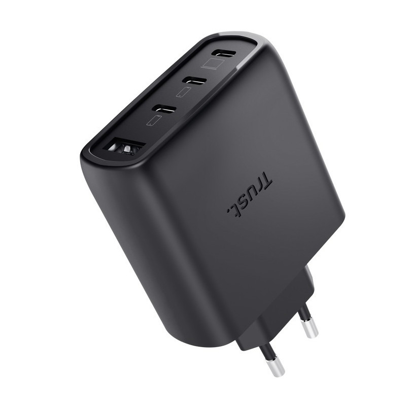 TRUST MAXO 65W 4P GAN CHARGER BLK