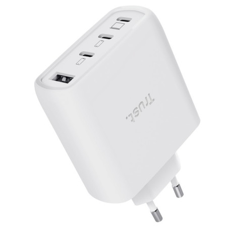 TRUST MAXO 65W 4P GAN CHARGER WHT