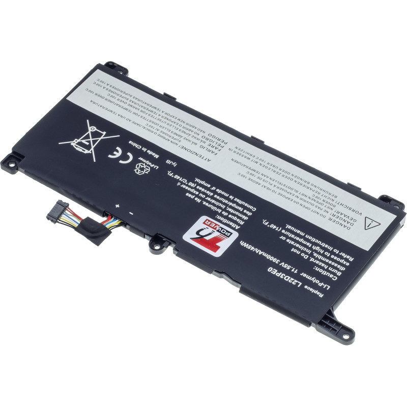 Batéria T6 Power pre Lenovo ThinkBook 14 G6, 14 G7, 16 G6, 16 G7, 3900mAh, 45Wh, 3cell, Li-pol