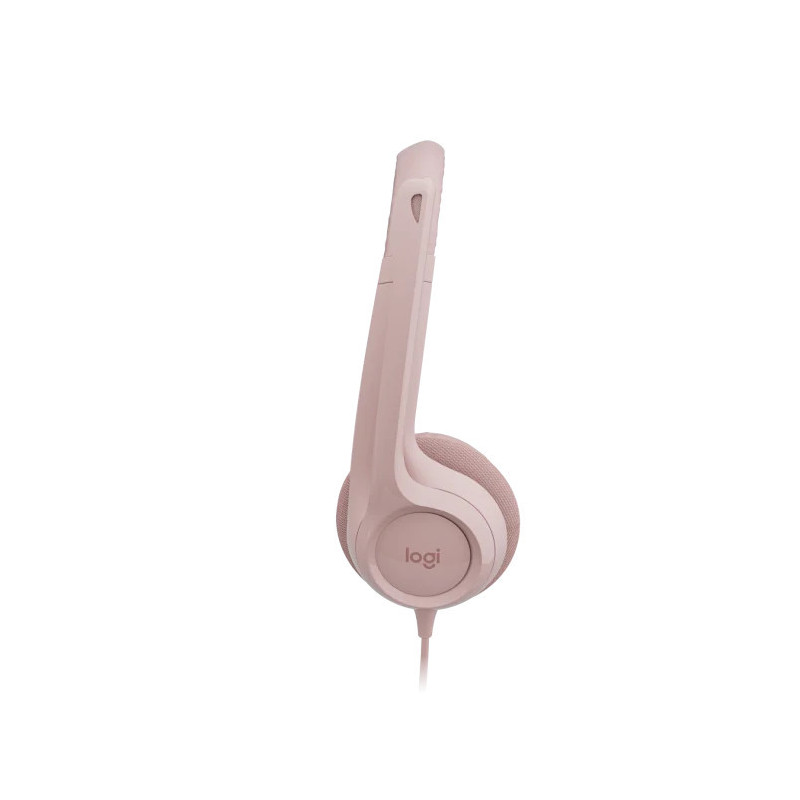 Náhl. sada Logitech Stereo USB Headset H390, ružová