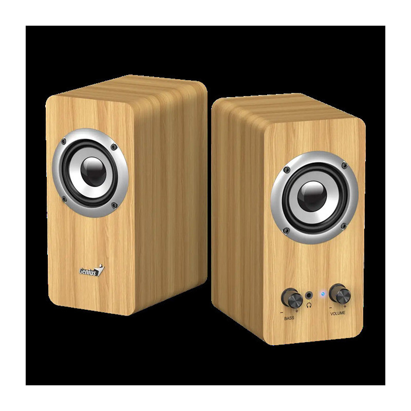 GENIUS SP-HF400 reproduktory, svetlé drevo