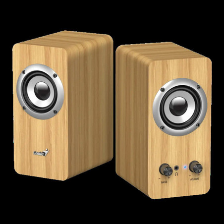 GENIUS SP-HF400 reproduktory, svetlé drevo