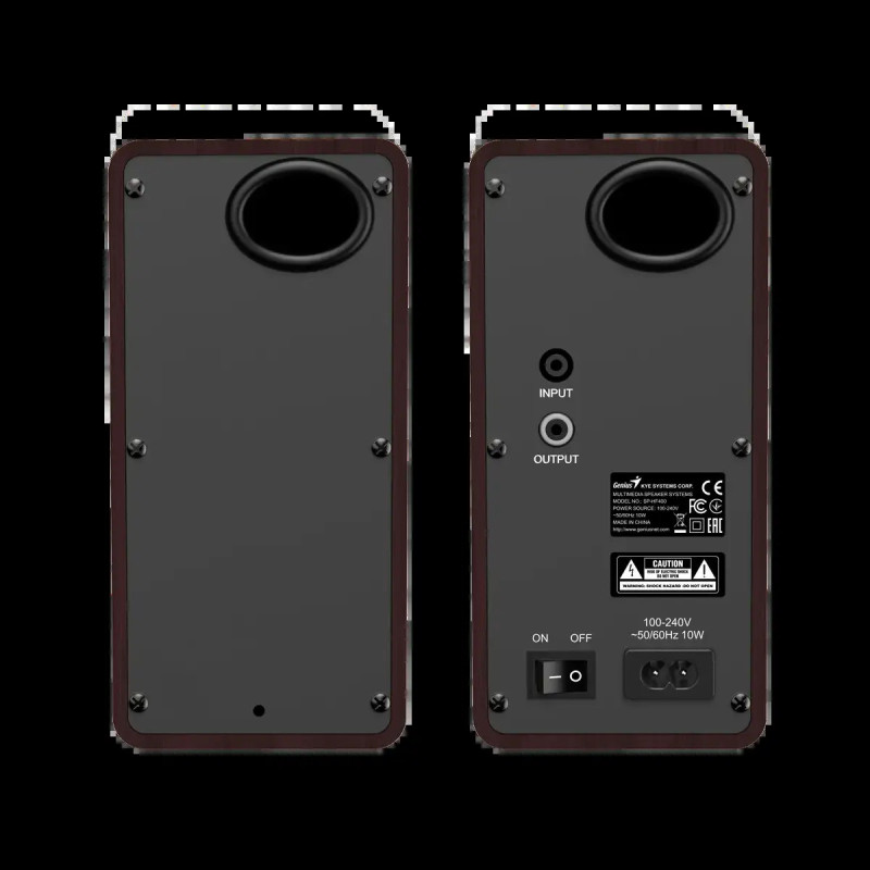 GENIUS SP-HF400 reproduktory, tmavé drevo