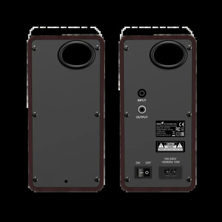 GENIUS SP-HF400 reproduktory, tmavé drevo
