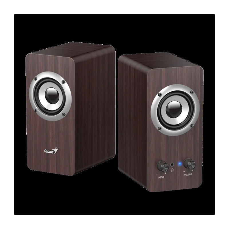 GENIUS SP-HF400 reproduktory, tmavé drevo