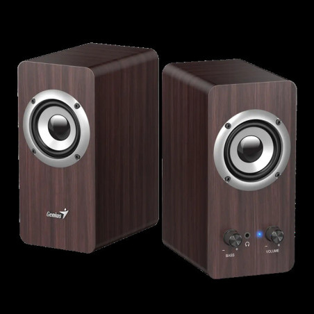 GENIUS SP-HF400 reproduktory, tmavé drevo