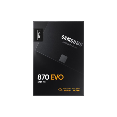 Samsung 870 EVO/8TB/SSD/2.5"/SATA/Čierna/5R